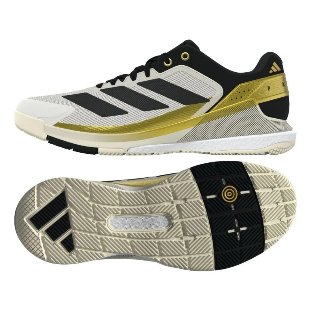 Adidas Crazyquick Boost Men Padelsko (Off White/Core Black/Gold Metallic) - Billede 6